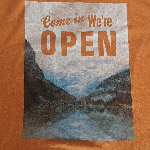 Old Navy Men T-shirt XL Orange - Picture 8 of 16